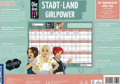 Kosmos Spielblock Stadt - Land - Die drei !!! Girlpower | Teddy Toys Kinderwelt