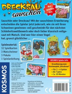 Kosmos Spiele - Drecksau Erweiterung "Sausch?n" | Teddy Toys Kinderwelt