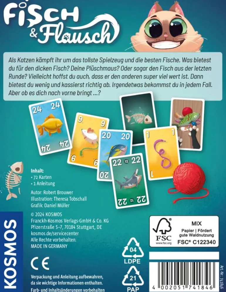 Kosmos Spiele - Fisch & Flausch | Teddy Toys Kinderwelt