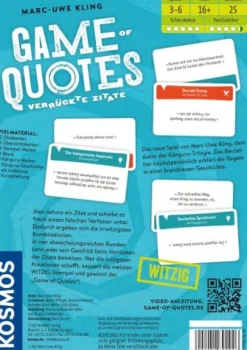 Kosmos Spiele - Game of Quotes | Teddy Toys Kinderwelt
