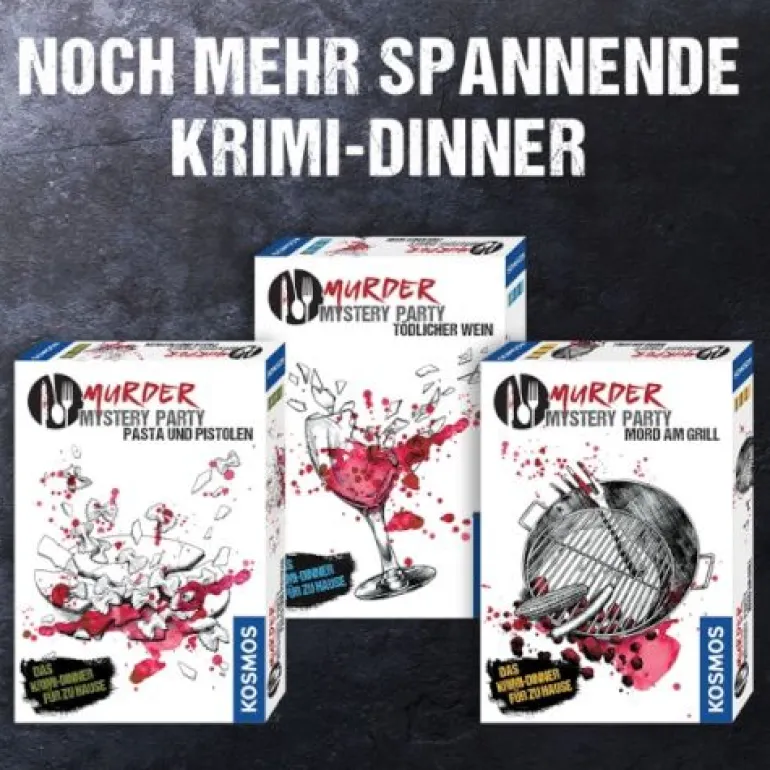 Kosmos Spiele - Murder Mystery Party: Mord am Grill | Teddy Toys Kinderwelt