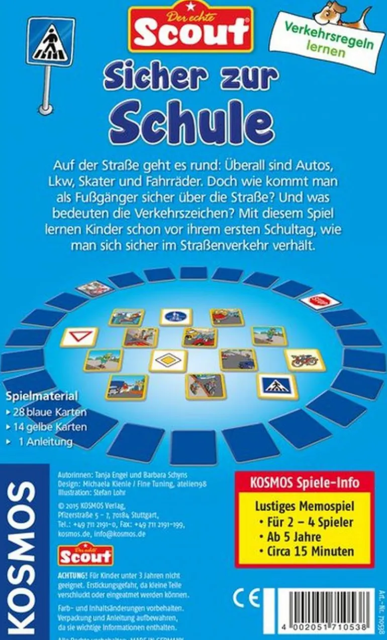 Kosmos Spiele - Scout: Sicher zur Schule | Teddy Toys Kinderwelt