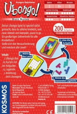 Kosmos Spiele - Ubongo Brain Games | Teddy Toys Kinderwelt