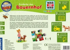 Kosmos WAS IST WAS Junior - Wissenspuzzle Entdecke den Bauernhof | Teddy Toys Kinderwelt