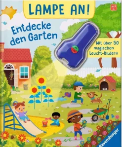Lampe an! Entdecke den Garten: magischen Leucht-Bilder,41840 | Teddy Toys Kinderwelt