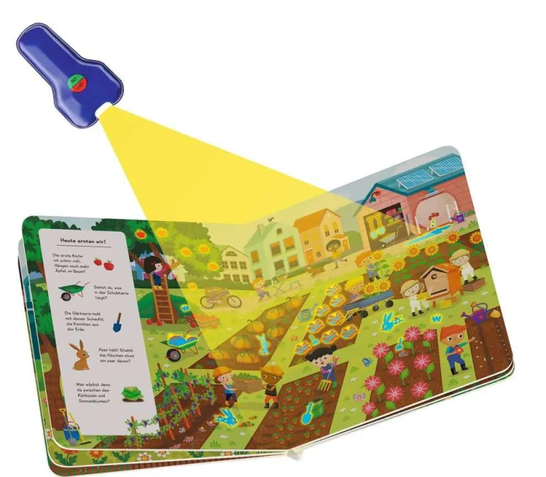 Lampe an! Entdecke den Garten: magischen Leucht-Bilder,41840 | Teddy Toys Kinderwelt