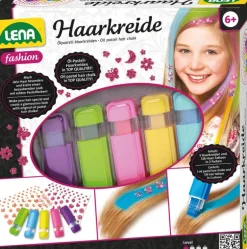 LENA® - Haarkreide Set mit coolen Farben und über 100 Tattoos | Teddy Toys Kinderwelt