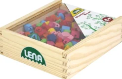 LENA® - Holzperlen Holzkiste | Teddy Toys Kinderwelt