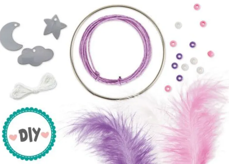 LENA Bastelset ''Traumfänger'', ab 8 Jahre | Teddy Toys Kinderwelt