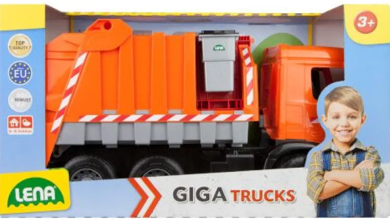 LENA® Starke Riesen - Müllwagen Arocs mit Aufkleber | Teddy Toys Kinderwelt