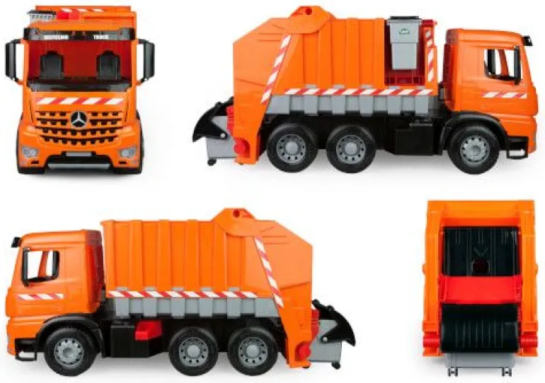 LENA® Starke Riesen - Müllwagen Arocs mit Aufkleber | Teddy Toys Kinderwelt