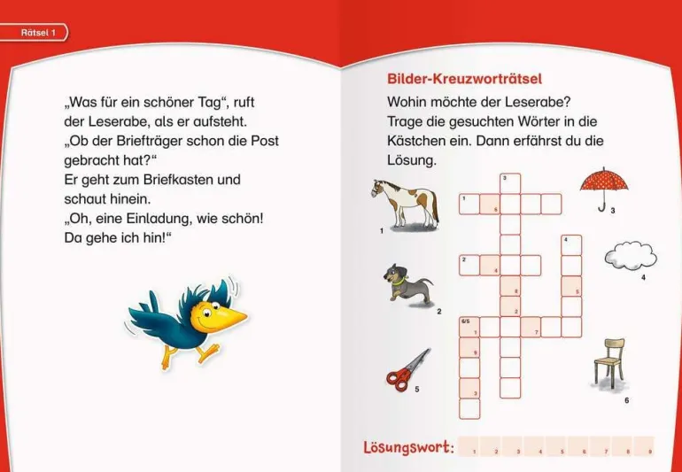 Leserabe - Rätselspaß - Krimirätsel, 48944 | Teddy Toys Kinderwelt