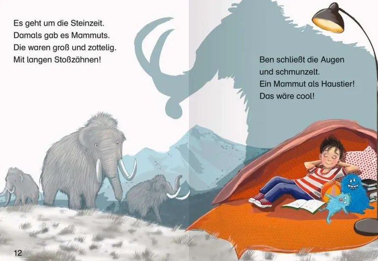 Leserabe Stufe 1 - Ein Mammut unterm Bett | Teddy Toys Kinderwelt