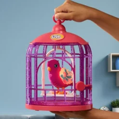 LITTLE LIVE PETS Lil Bird & Vogelkäfig - Tiara Twinkles | Teddy Toys Kinderwelt