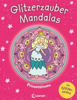Loewe Verlag - Glitzerzauber-Mandalas Prinzessinnen | Teddy Toys Kinderwelt
