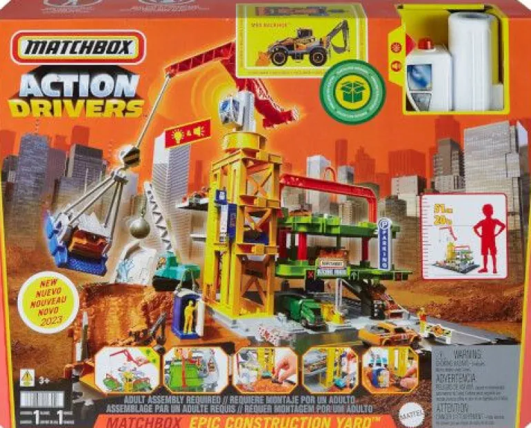Matchbox Action Drivers Riesen Baustelle Spielset | Teddy Toys Kinderwelt