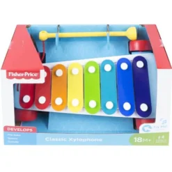 Mattel CMY09 Fisher-Price Xylophon zum Ziehen, ab 18 Monaten | Teddy Toys Kinderwelt