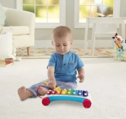 Mattel CMY09 Fisher-Price Xylophon zum Ziehen, ab 18 Monaten | Teddy Toys Kinderwelt