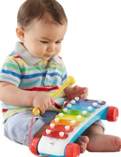 Mattel CMY09 Fisher-Price Xylophon zum Ziehen, ab 18 Monaten | Teddy Toys Kinderwelt