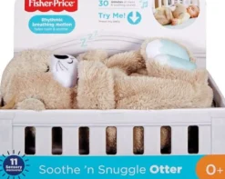 Mattel Fisher-Price FXC66 Schlummer-Otter | Teddy Toys Kinderwelt