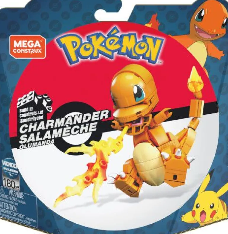 Mattel GKY96 Mega Construx Pokémon Medium Pokémon Glumanda | Teddy Toys Kinderwelt