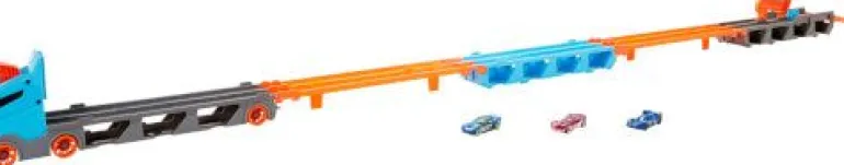 Mattel GVG37 Hot Wheels 2-in-1 Rennbahn Transporter | Teddy Toys Kinderwelt