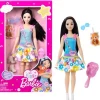 Mattel HLL22 My First Barbie Core Doll Black Hair with Fox | Teddy Toys Kinderwelt
