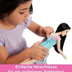 Mattel HLL22 My First Barbie Core Doll Black Hair with Fox | Teddy Toys Kinderwelt