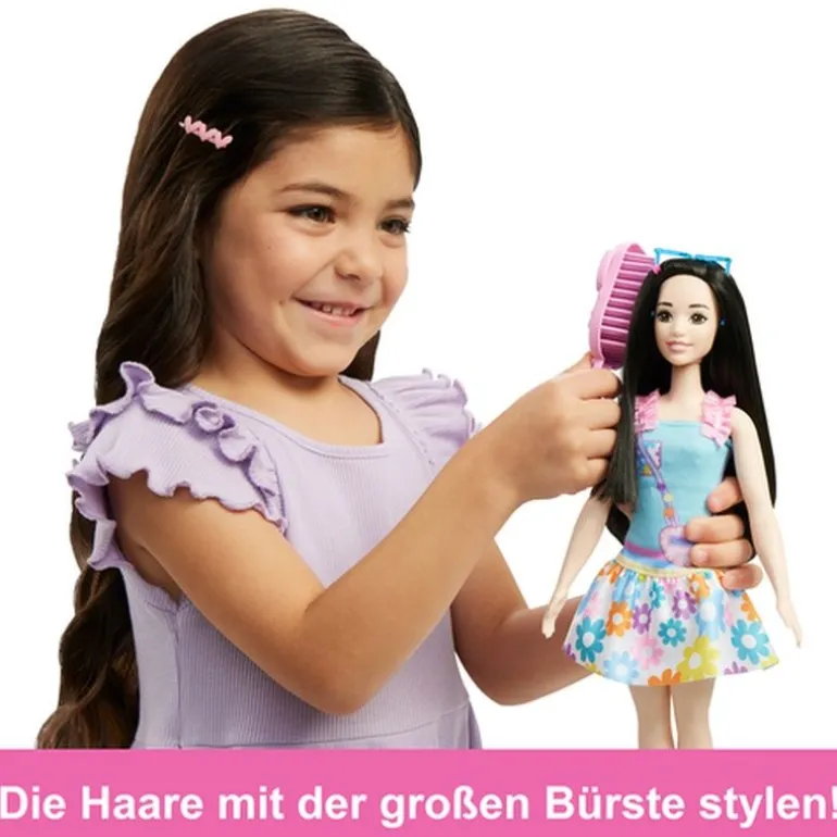 Mattel HLL22 My First Barbie Core Doll Black Hair with Fox | Teddy Toys Kinderwelt