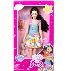 Mattel HLL22 My First Barbie Core Doll Black Hair with Fox | Teddy Toys Kinderwelt