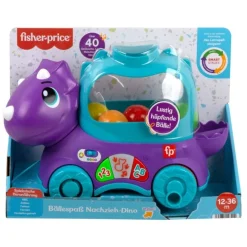 Mattel HNR54 Fisher-Price Bällespaß Nachzieh-Dino (D) | Teddy Toys Kinderwelt