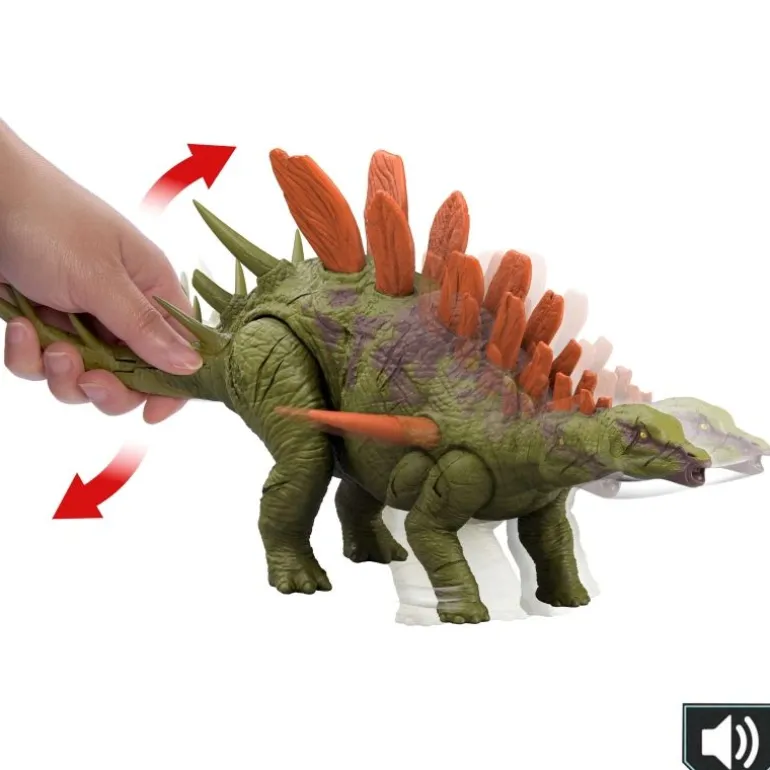 Mattel Jurassic World - Wild Roar Kentrosaurus | Teddy Toys Kinderwelt