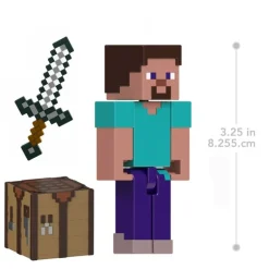 Mattel Minecraft - Core Figur Steve, 8 cm | Teddy Toys Kinderwelt