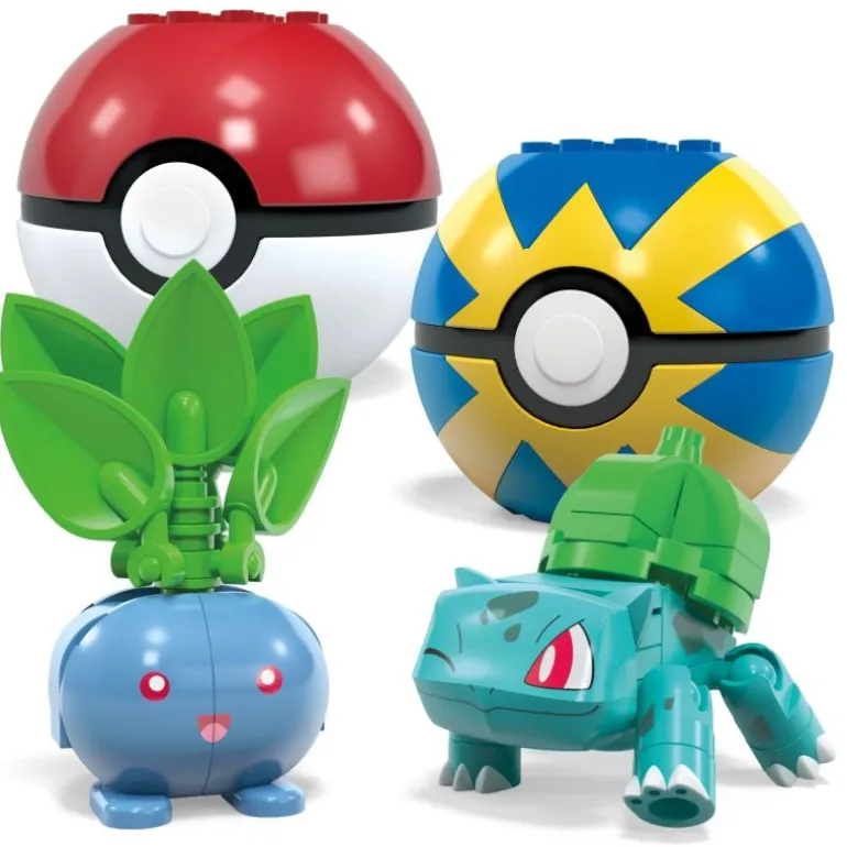 MEGA Pokémon 4 Pflanzen-Typ Pokémon Sets | Teddy Toys Kinderwelt