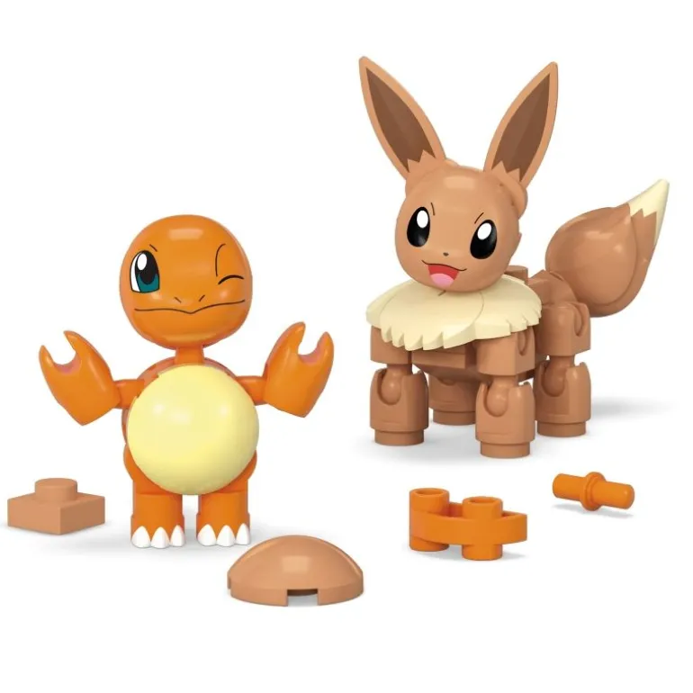 MEGA Pokémon 2er Pokéball Set - Evoli und Glumanda | Teddy Toys Kinderwelt