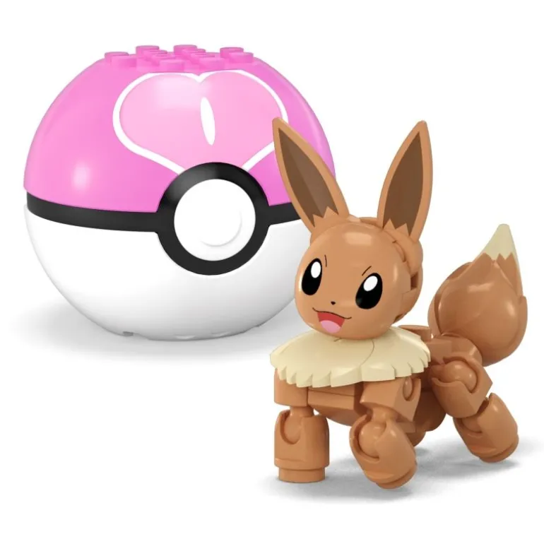 MEGA Pokémon 2er Pokéball Set - Evoli und Glumanda | Teddy Toys Kinderwelt