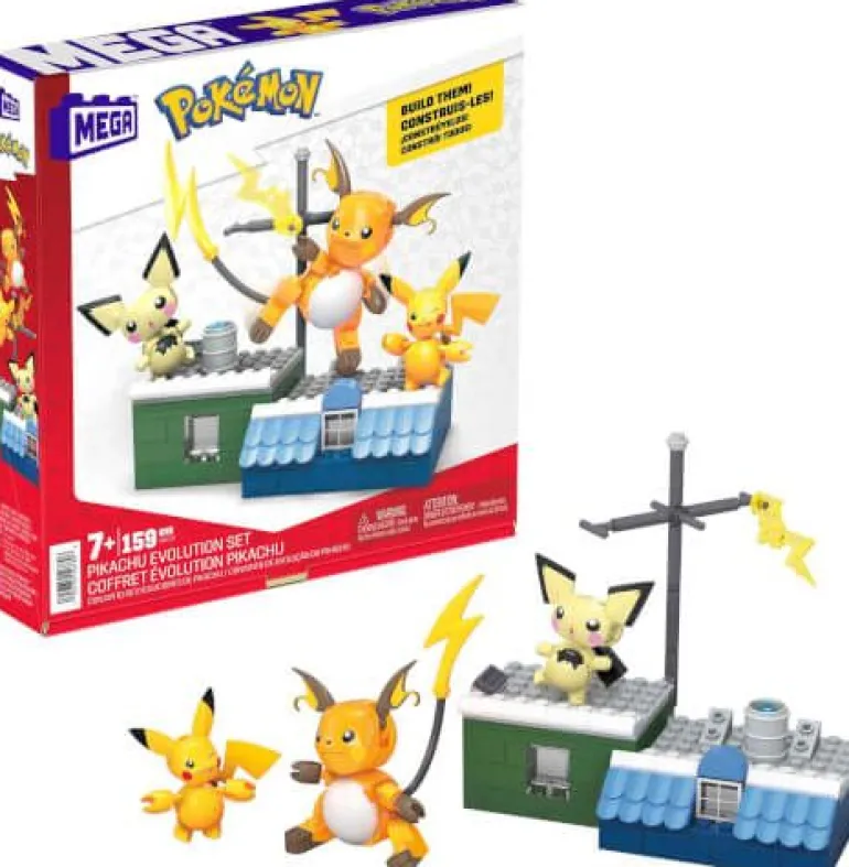 MEGA Pokémon Pikachu Evolution Set | Teddy Toys Kinderwelt