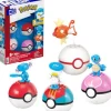 MEGA Pokémon Wasser-Typ Trainerteam Bauspielzeug-Set mit 2 Action | Teddy Toys Kinderwelt