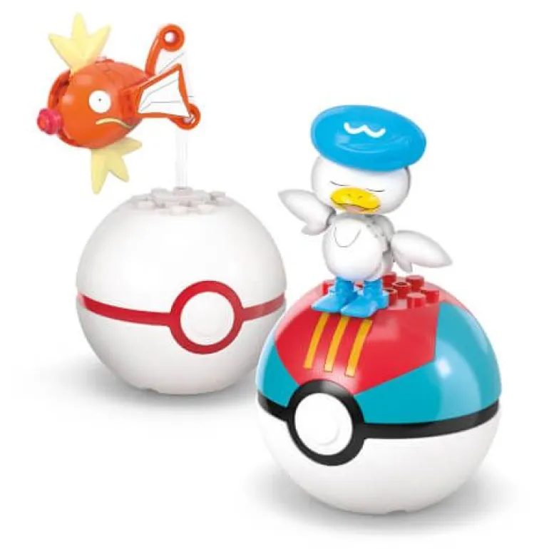 MEGA Pokémon Wasser-Typ Trainerteam Bauspielzeug-Set mit 2 Action | Teddy Toys Kinderwelt