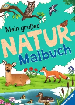 Mein großes Natur-Malbuch, 48947 | Teddy Toys Kinderwelt