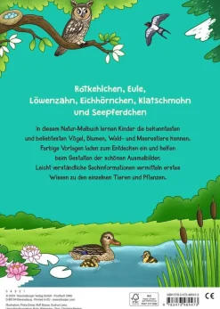 Mein großes Natur-Malbuch, 48947 | Teddy Toys Kinderwelt