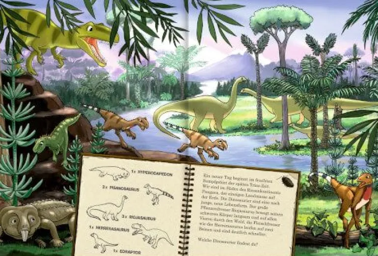 Mein riesengroßes WimmelSuchBuch: Dinosaurier & Co. | Teddy Toys Kinderwelt