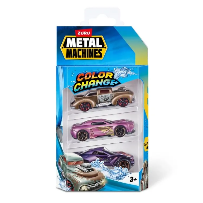 Metal Machines - Color Shifters 3-Pack, sortiert | Teddy Toys Kinderwelt