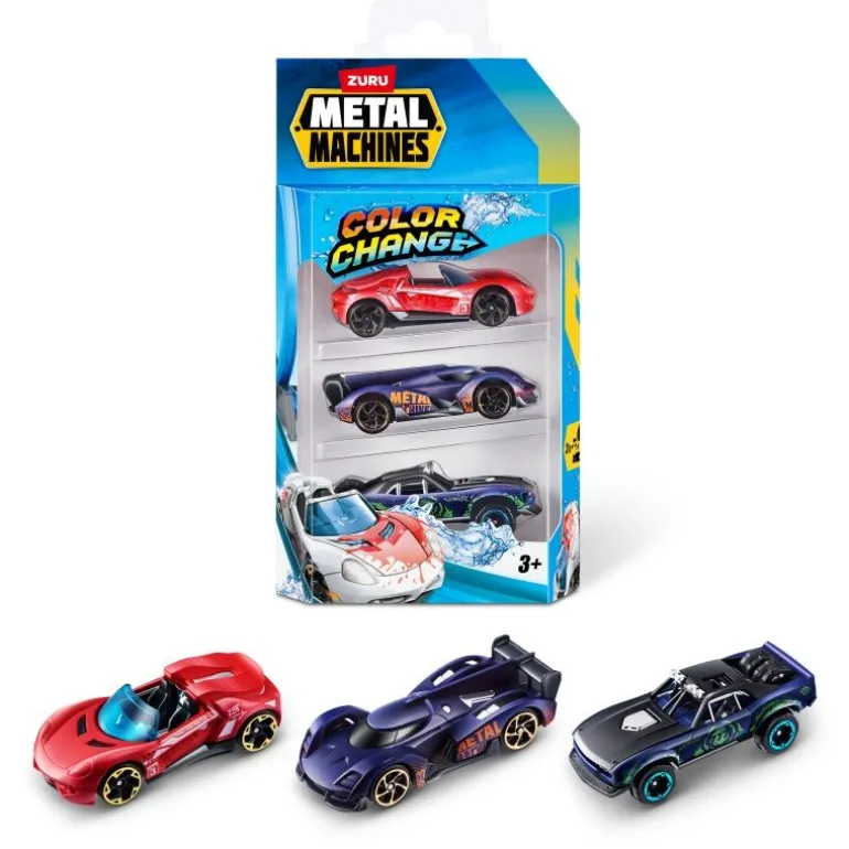 Metal Machines - Color Shifters 3-Pack, sortiert | Teddy Toys Kinderwelt