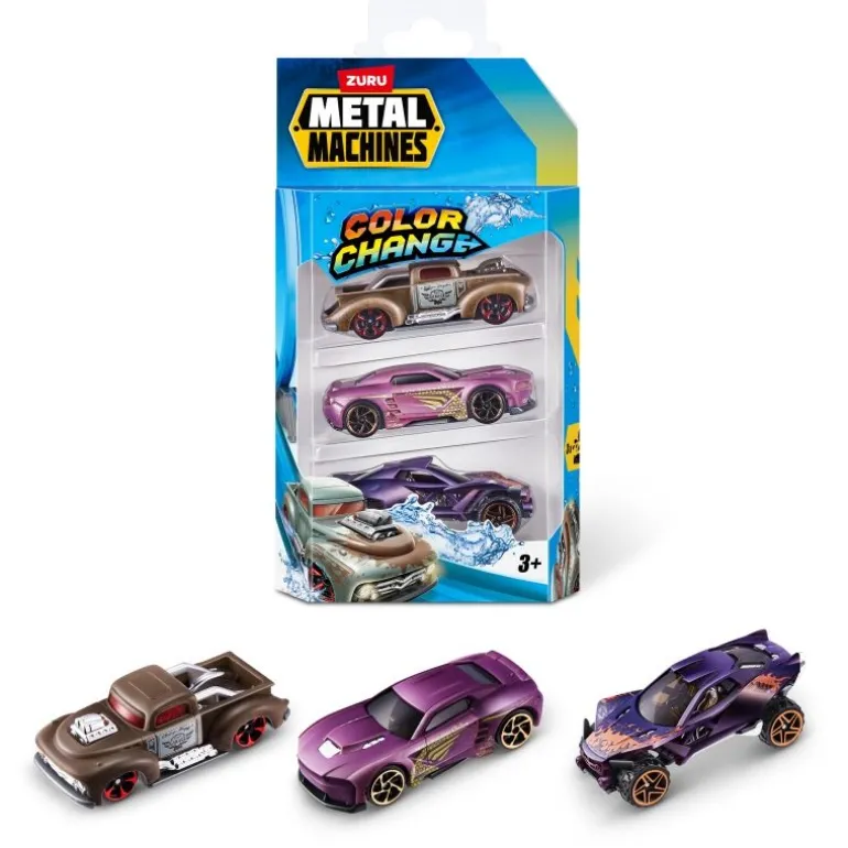 Metal Machines - Color Shifters 3-Pack, sortiert | Teddy Toys Kinderwelt