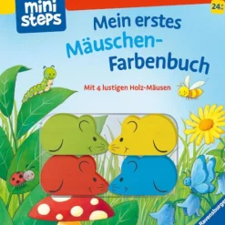 ministeps: Mein erstes Mäuschen-Farbenbuch | Teddy Toys Kinderwelt