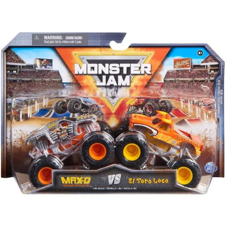 MNJ 2-Pack 1:64 Max-D vs. El Toro Loco | Teddy Toys Kinderwelt