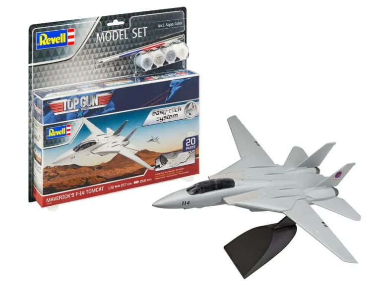 Model Set F-14 Tomcat ''Top Gun'' easy-click | Teddy Toys Kinderwelt