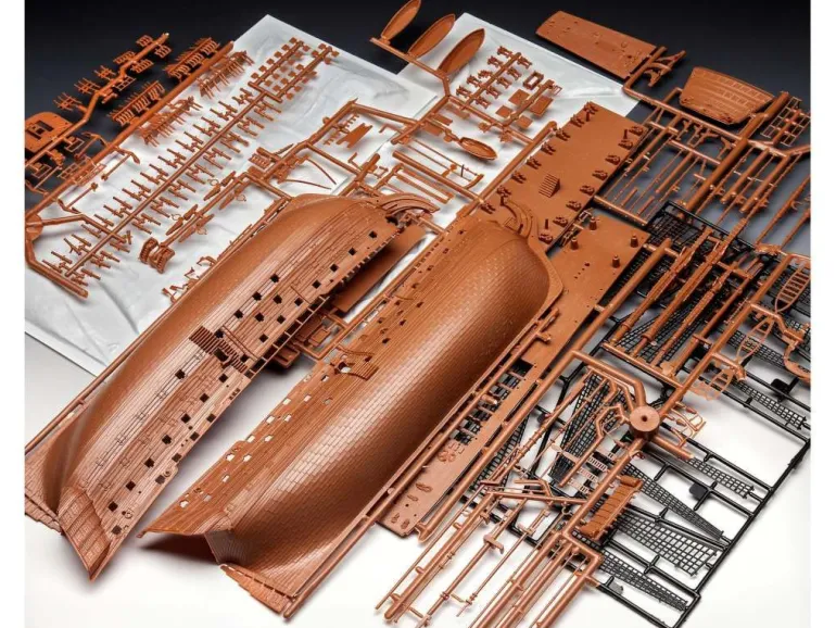 Modellbausatz Model Set HMS Victory inkl. Basis-Zubehör 1:225 | Teddy Toys Kinderwelt