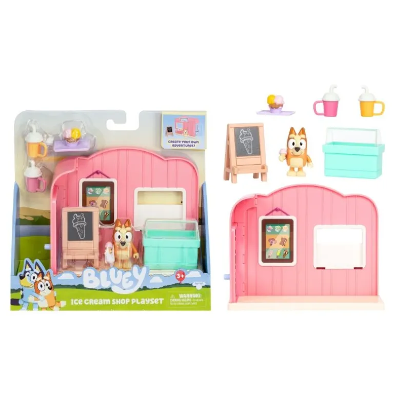 Moose Toys BLUEY - Mini Spielset Ice Cream Shop | Teddy Toys Kinderwelt